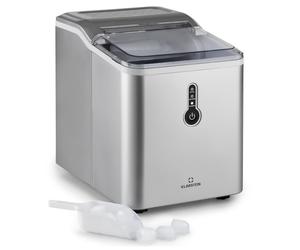 Klarstein ChillOut 12kg/24h 0,6L Machine à Glaçons Argent