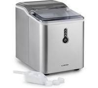 Klarstein 10035319 machine à glaçons Machine à glaçon incornporé/sur pied 12 kg/24h 120 W Acier inoxydable