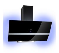 Klarstein Clara Smart 90cm 590m³/h Hotte Décorative Noir AP