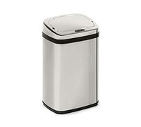 KLARSTEIN Cleansmann 30 Poubelle à capteur, 30 litres de capacité, touchless : ouverture et fermeture automatiques, support pour sac-poubelle, matériaux : couvercle en plastique ABS, chrome