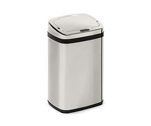 KLARSTEIN Cleansmann 30 Poubelle à capteur, 30 litres de capacité, touchless : ouverture et fermeture automatiques, support pour sac-poubelle, matériaux : couvercle en plastique ABS, chrome
