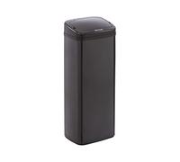 KLARSTEIN Cleansmann Poubelle à capteur, 50 litres de capacité, touchless : ouverture et fermeture automatiques, support pour sac-poubelle, matériaux : couvercle en plastique ABS, noir