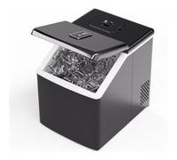 Klarstein Machine à Glaçons - Acier Inoxydable, 13kg/24h, Glaçons Transparents, Écran Tactile, Faible Consommation, Idéale pour Fêtes & Garden Parties
