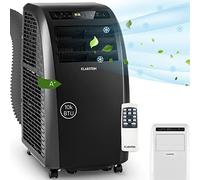 Klarstein Climatiseur Mobile Silencieux, 4 en 1, Mode Nuit, Déshumidificateur, Ventilateur, Mini Climatisation à Faible Conso, Evacuation, Clim Portable, Puissante, 10000 BTU