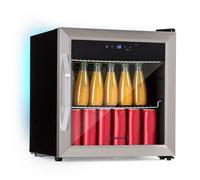 KLARSTEIN Mini Frigo de Chambre, Frigo à Bière, Mini Bar, Refrigerateur Aliments, Boissons, Contrôle IoT/App, Petit Réfrigérateur Camping Silencieux, Frigo Cosmetique, Etagères Amovibles, 0-13°C, 50L