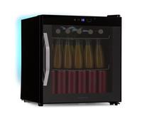 Klarstein Coachella Smart 52cm 47L Frigo à Boisson avec Porte Vitrée Noir E