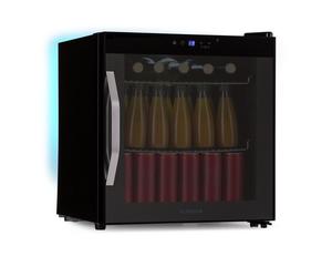 Klarstein Coachella Smart 52cm 47L Frigo à Boisson avec Porte Vitrée Noir E