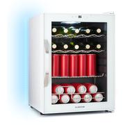 Klarstein Coachella Smart 64cm 60L Frigo à Boisson avec Porte Vitrée Blanc E