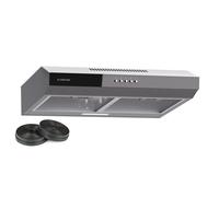Klarstein Contempo 60cm 199m³/h Hotte Tiroir Argent B