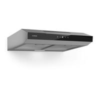 Contempo Neo hotte encastrée extraction/recyclage capacité d'extraction 175 m³/h SenseControl commande tactile intégrée, façade en acier inoxydable / verre acrylique B