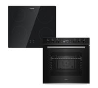 Klarstein Ensemble four encastrable ControlSync 72 L + plaque induction 4 zones 7200 W Noir