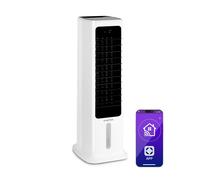 Klarstein Rafraîchisseur d'air Cooltower Smart 6 L 450 m3/h Blanc