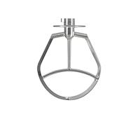 KLARSTEIN Crochet pour mélange - pièce de rechange, mitigeur pour robot de cuisine Belle Pico 2G/Belle Robuste, aluminium moulé sous pression, argenté