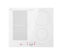 Klarstein Plaque à induction Delicatessa 60 cm 4 feux 7000 W encastrable Blanc