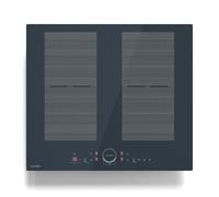 Klarstein Delicatessa 60 Plaque À Induction Encastrable - 4 Zones, 7000 W Thermoboost, Flexzone, Verrouilage Parental, Minuterie, Vitrocéramique Noire, Design 59 cm