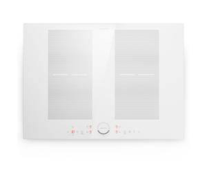 Klarstein Delicatessa 70cm 2 Zones Flexibles Plaque à Induction 4 Feux Blanc