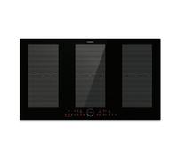 Klarstein Delicatessa 90 Plaque Induction - 6 Zones Flexibles, 10500W, Sensecontrol, Minuterie & Sécurité Enfants, Vitrocéramique Noire, Plaque Induction Encastrable 90Cm