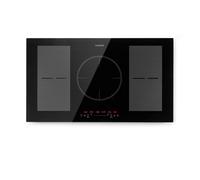 Klarstein Delicatessa 90cm 2 Zones Flexibles Plaque à Induction 5 Feux Noir