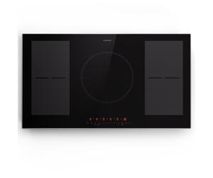 Klarstein Delicatessa Prime 90cm Plaque à Induction 5 Feux Noir