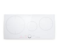 Klarstein Delicatessa Slim 80cm Plaque à Induction 3 Feux Blanc