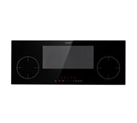 Klarstein Delicatessa Slim 90cm 1 Zone Flex Plaque à Induction 4 Feux Noir