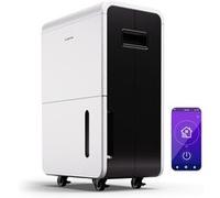 Klarstein Deshumidificateur d Air Electrique pour Chambre, Salle de Bain, Déshumidificateurs Silencieux, APP WiFi, Absorbeur d'Humidité Electrique, Prise UK, Déshumidificateur d'Air de 55L, 40 à 50 m²