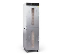 Klarstein Déshydrateur alimentaire 4000W Professionnel – 48 étagères inox, 30–90°C, 24h, Argent