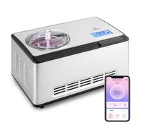 Klarstein Dolce Bacio Smart 2L 180W Sorbetière et Yaourtière Argent