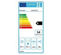 Klarstein Down Under Hotte aspirante encastrable 60cm 593 m³/h LED - inox
