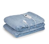 Klarstein Dr. Watson Deluxe XXL Couverture chauffante 160 W 9 niveaux de température 200 x 180 cm - Bleu