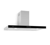 Klarstein Draya 90cm 310m³/h Hotte Murale Argent C