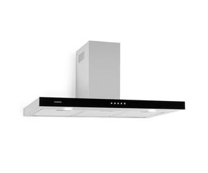 Klarstein Draya 90cm 310m³/h Hotte Murale Argent C