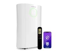 KLARSTEIN DryFy ProConnect 24 L déshumidificateur d'air - 305 W, 24L/Jour, réservoir 4 L, WiFi,Indicador LED de humedad, Filtre à Charbon Actif, Silencieux, déshumidificateur Intelligent,Maison,Blanc
