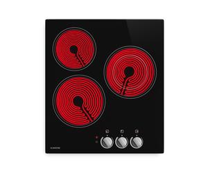 Klarstein Easycook 45cm Plaque Vitrocéramique 3 Feux Noir