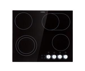 Klarstein EasyCook 60cm plaque vitrocéramique 4 foyers noire