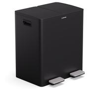 Klarstein EcoVista Poubelle avec bac à compost Poubelle 40 litres