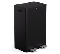 Klarstein EcoVista Poubelle avec bac à compost Poubelle 60 litres