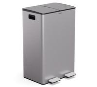 Klarstein EcoVista Poubelle avec bac à compost Poubelle 60 litres