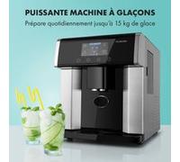Klarstein IceAge 12kg/24h 1,8L Machine à Glaçons Argent