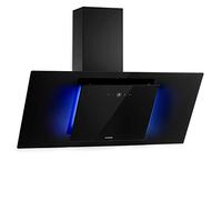 Klarstein Hotte aspirante Eleonora – A++ 426 m³/h, commande tactile, LED RVB, 60 dB, 90 cm, noir