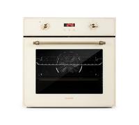Klarstein Elizabeth 60cm 49L Four Encastrable Rétro Crème Vintage A