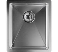 Klarstein Évier de cuisine de 45 x 39 cm (Lxl) en acier inoxydable surface résistante aux rayures et chaleur Gris