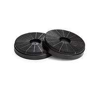 KLARSTEIN Filtre à charbon actif pour hotte aspirante, Limelight/Eleonora, 2 x filtres, Ø 16 cm, mode recirculation, accessoires