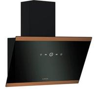 Klarstein Hotte aspirante FlashLine 60 cm, 524 m³/h, Noir & Cuivre – Évacuation & Recirculation