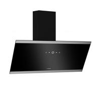 Klarstein FlashLine Hotte aspirante 90 cm A++ 524 m³-h 3 niveaux tactile silencieuse LED évacuation-mode recyclage d'air