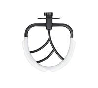 KLARSTEIN Flexi Stirring Hook - mélangeur de rechange pour les robots de cuisine Bella Pico 2G / Bella Robusta en fonte d'aluminium, revêtement en silicone - noir