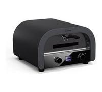 Klarstein FornoVetro Four à Pizza Électrique 2200W - Double Chauffage, Température & Durée Numérique, Pierre à Pizza, Couvercle en Verre, Jusqu'à 450°C, Design Extérieur Compact