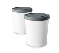 Klarstein FrostFusion Evo 2 1L Pot pour Glace Blanc