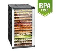 Klarstein Fruit Jerky 30-70°C Déshydrateur Professionnel 14 Plateaux Noir