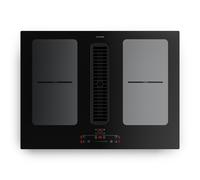 Klarstein Full House 70cm 4 Feux Plaque Induction avec Hotte Intégrée Noir A